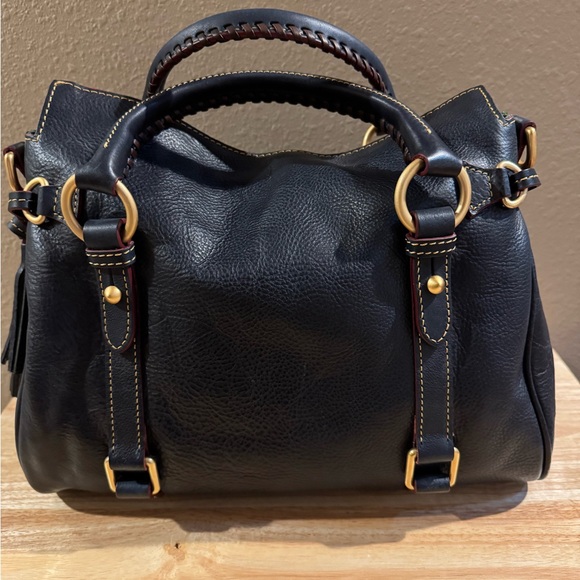 Dooney & Bourke Florentine NAVY Satchel - Picture 3 of 13